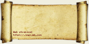 Hana Pavin vizit kartica